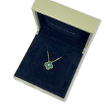 Load image into Gallery viewer, Van Cleef and Arpels Vintage Alhambra 1 Motif Holiday Pendant and Necklace - Vca
