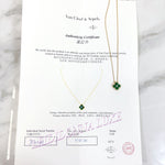 Load image into Gallery viewer, Van Cleef and Arpels Vintage Alhambra 1 Motif Holiday Pendant and Necklace - Vca
