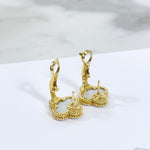 Load image into Gallery viewer, Van Cleef and Arpels Vintage Alhambra 1 Motif Earrings - VCA
