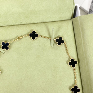 Van Cleef and Arpels Vintage Alhambra 10 Motifs Necklace