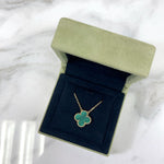 Load image into Gallery viewer, Van Cleef and Arpels Vintage Alhambra 1 Motif Pendant and Necklace - Vca
