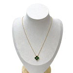 Charger l&#39;image dans la galerie, Van Cleef and Arpels Vintage Alhambra 1 Motif Holiday Pendant and Necklace - Vca
