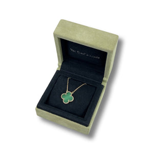 Van Cleef and Arpels Vintage Alhambra 1 Motif Pendant and Necklace - Vca all sold