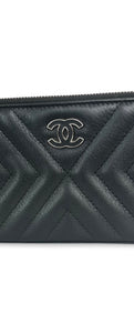 Chanel Double Zip Clutch on Chain