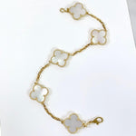 Charger l&#39;image dans la galerie, Van Cleef and Arpels Vintage Alhambra 5 Motifs Bracelet - Vca
