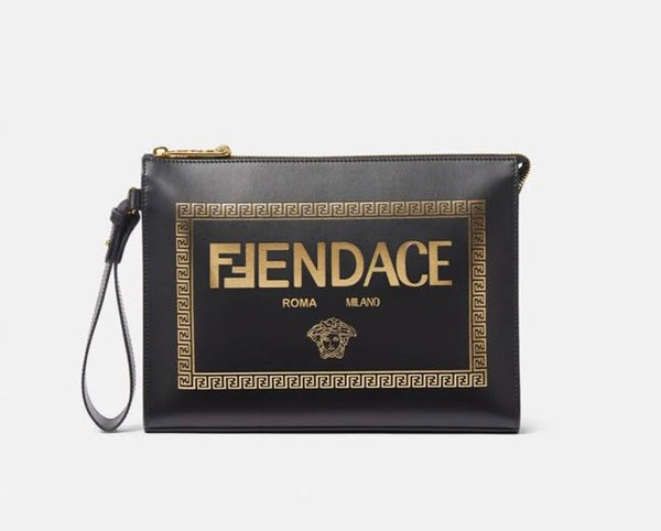 Fendi x Versace Fendace Black Mini Peekaboo – Luxxe