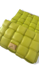 将图片加载到图库查看器，Bottega Veneta Padded Cassette Bag, Kiwi Supple Lambskin, Gold-tone Hardware
