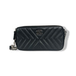 Load image into Gallery viewer, Chanel Double Zip Clutch on Chain
