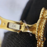 Load image into Gallery viewer, Van Cleef and Arpels Vintage Alhambra 1 Motif Earrings - VCA
