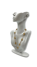 Charger l&#39;image dans la galerie, Van Cleef and Arpels Vintage Alhambra 10 Motifs Guilloche Necklace- Vca
