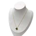 Charger l&#39;image dans la galerie, Van Cleef and Arpels Vintage Alhambra 1 Motif Holiday Pendant and Necklace - Vca
