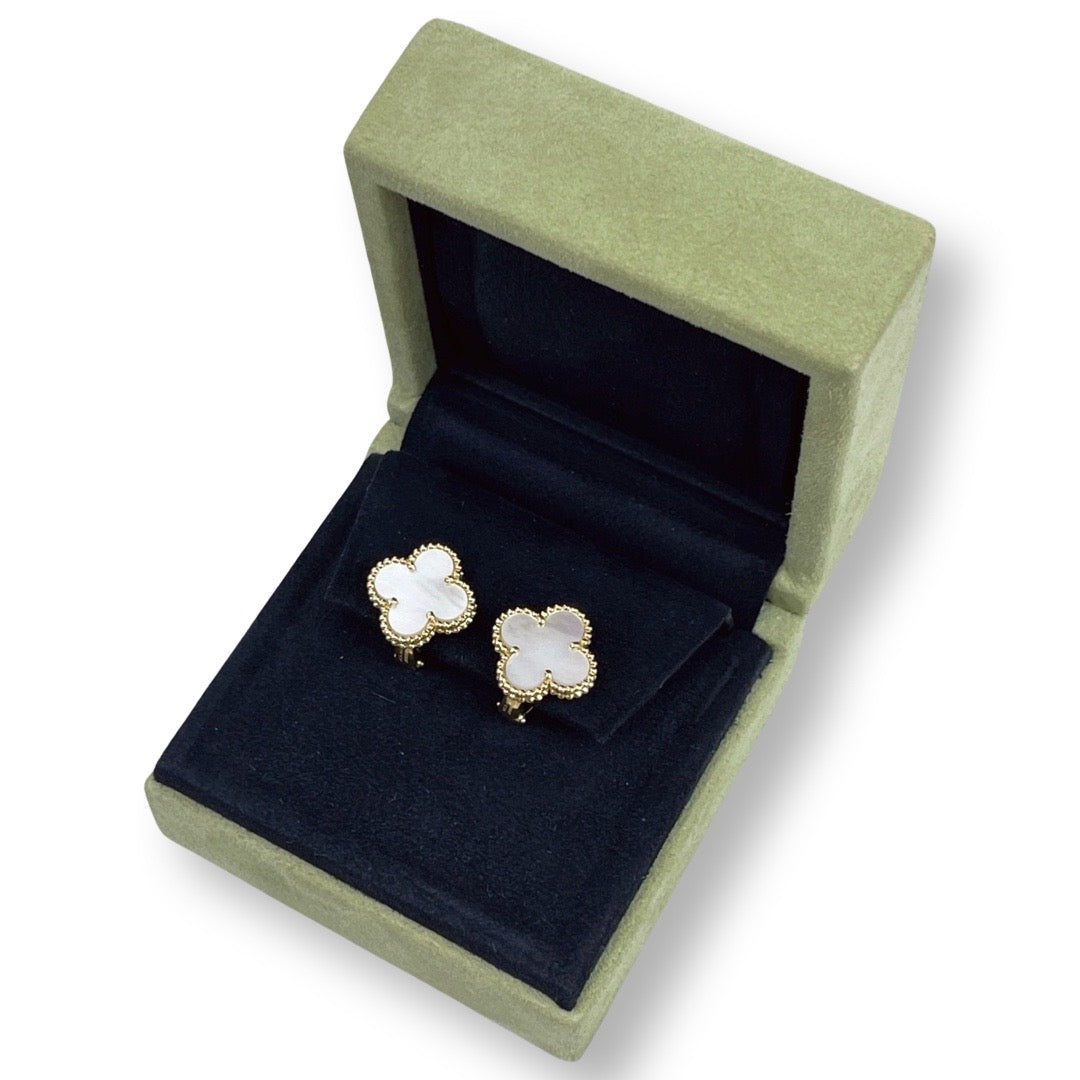 Van Cleef and Arpels Vintage Alhambra Earrings VCA