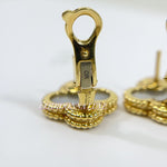 Load image into Gallery viewer, Van Cleef and Arpels Vintage Alhambra 1 Motif Earrings - Vca
