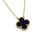 Charger l&#39;image dans la galerie, Van Cleef and Arpels Vintage Alhambra 1 Motif Pendant and Necklace - Vca
