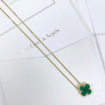 Load image into Gallery viewer, Van Cleef and Arpels Vintage Alhambra 1 Motif Pendant and Necklace - Vca
