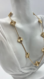 Load image into Gallery viewer, Van Cleef and Arpels Vintage Alhambra 10 Motifs Guilloche Necklace- Vca
