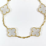 Load image into Gallery viewer, Van Cleef and Arpels Vintage Alhambra 5 Motifs Bracelet - Vca
