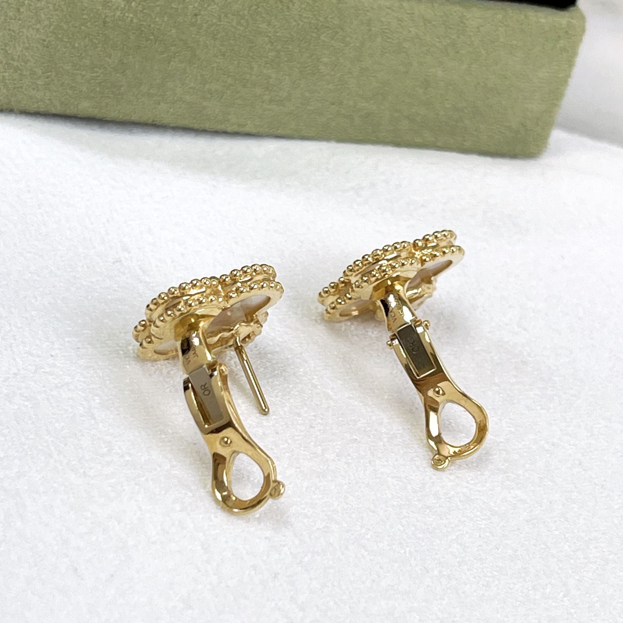 Van Cleef and Arpels Vintage Alhambra Earrings VCA