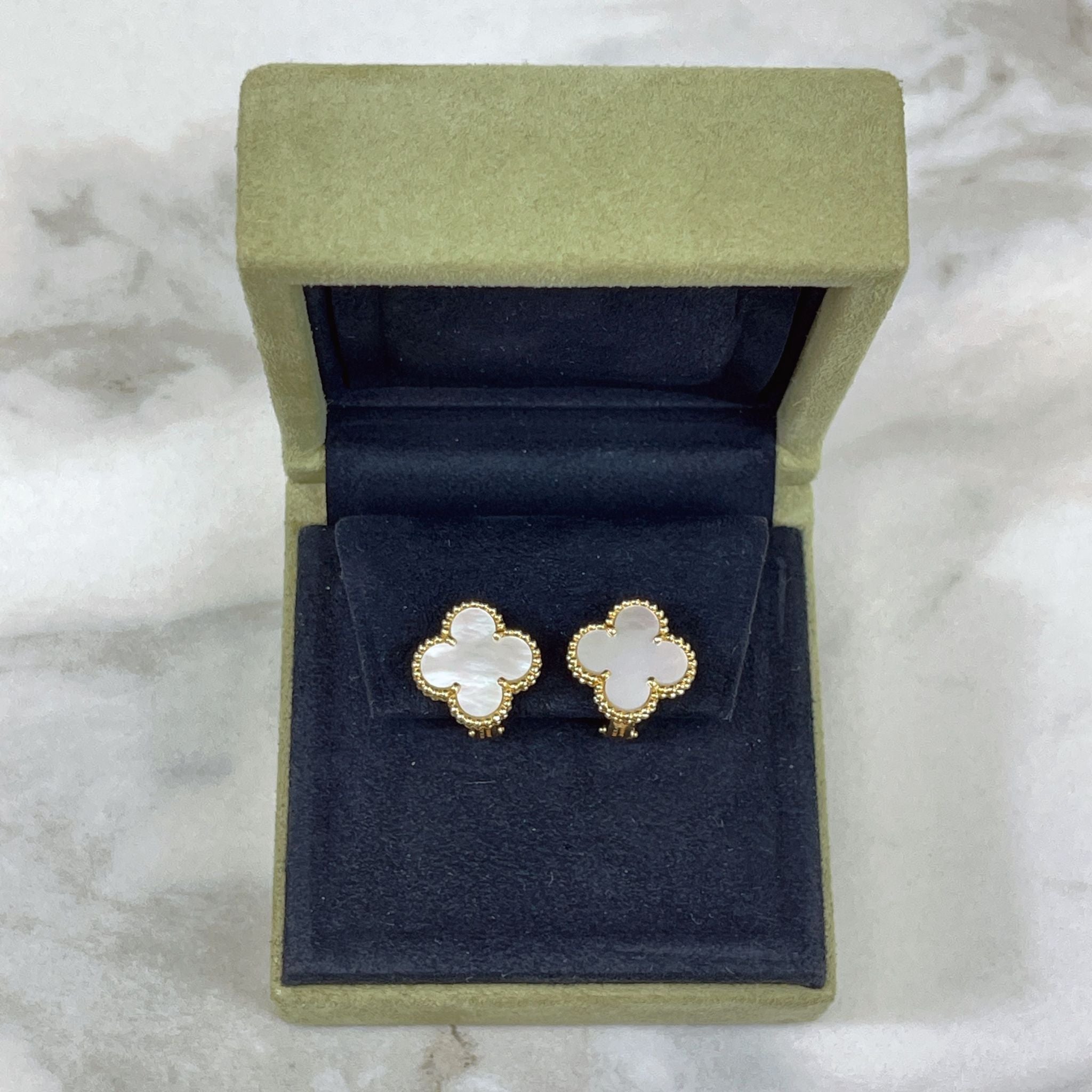 Van Cleef and Arpels Vintage Alhambra Earrings VCA