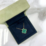 Load image into Gallery viewer, Van Cleef and Arpels Vintage Alhambra 1 Motif Pendant and Necklace - Vca
