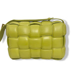 将图片加载到图库查看器，Bottega Veneta Padded Cassette Bag, Kiwi Supple Lambskin, Gold-tone Hardware
