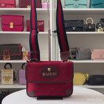 Charger et lire la vidéo dans la visionneuse de la Galerie, Gucci Neo Vintage Collection Double Flap Messenger
