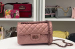 Load and play video in Gallery viewer, Chanel Reissue Mini 22C Rose Gold

