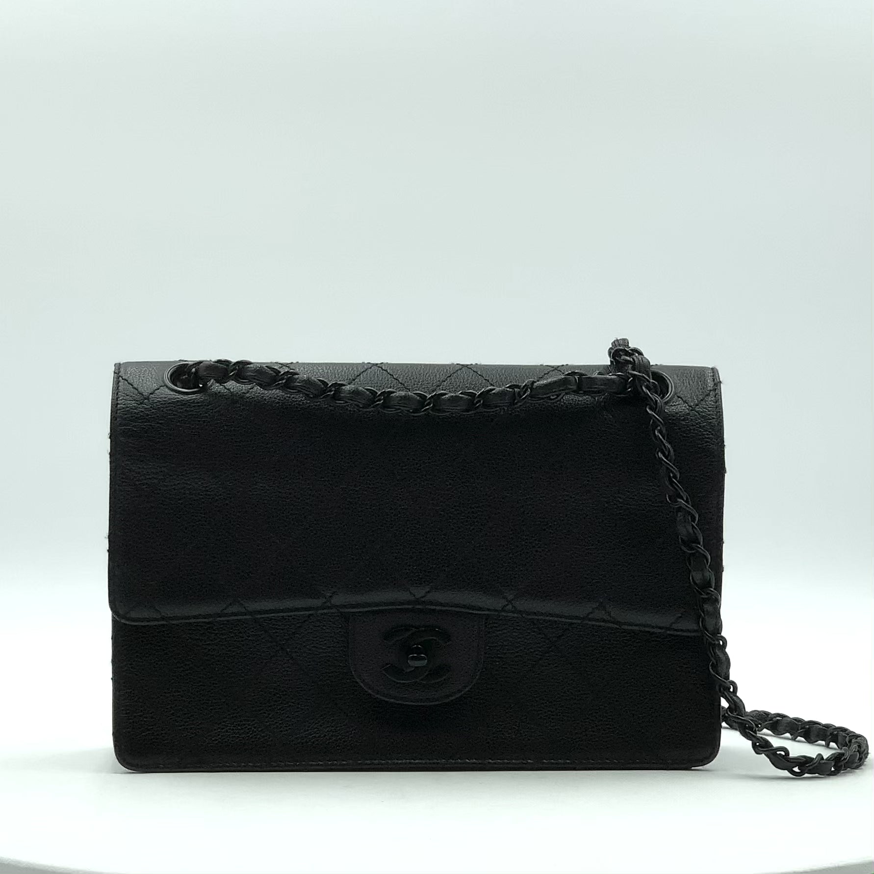 Chanel Vintage so Black Medium Flap