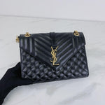 Load image into Gallery viewer, Saint Laurent Envelope Bag Triquilt
