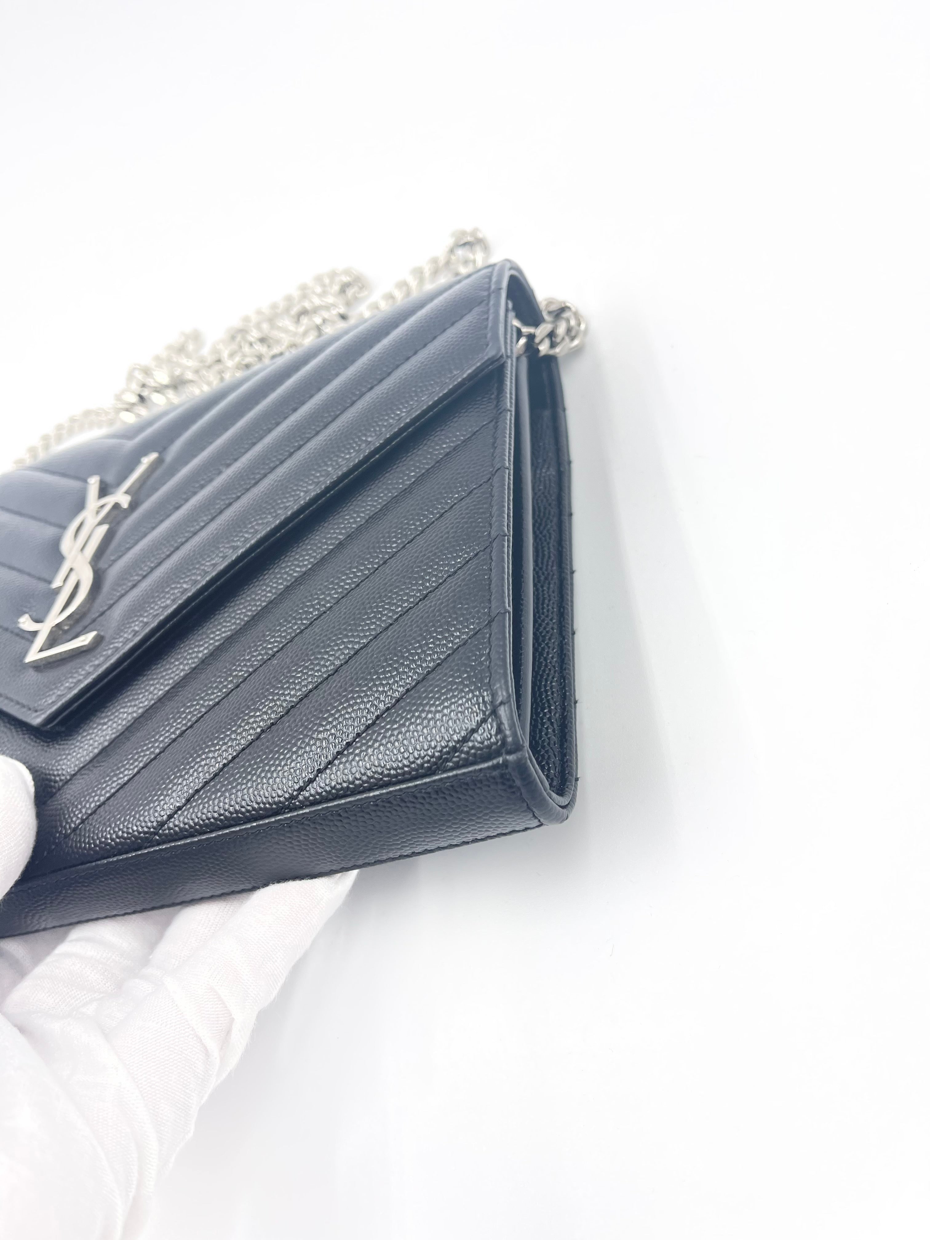 Saint Laurent Envelope Wallet on Chain