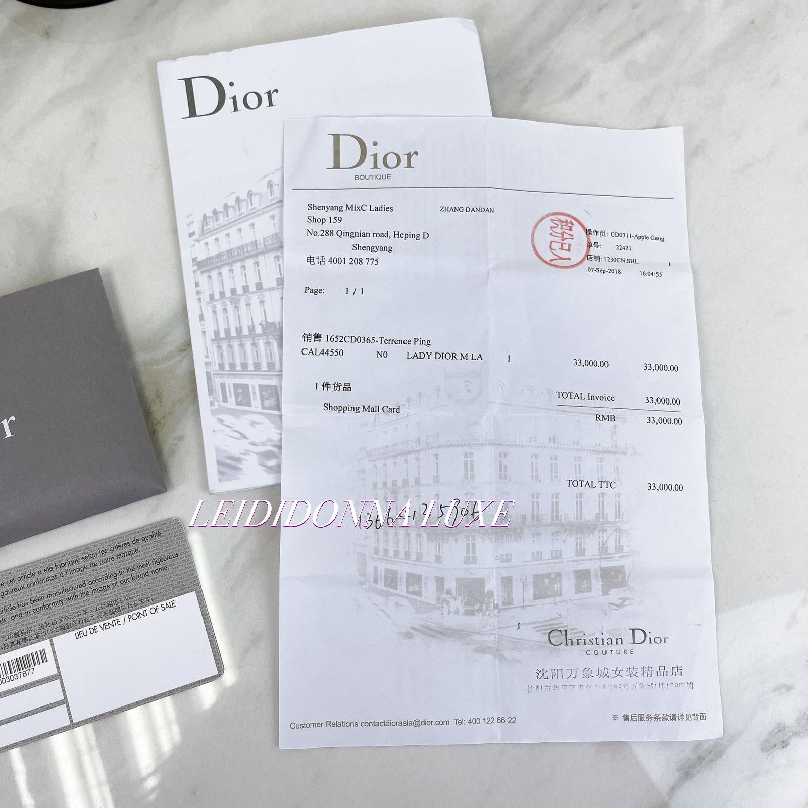 Christian Dior Lady Dior