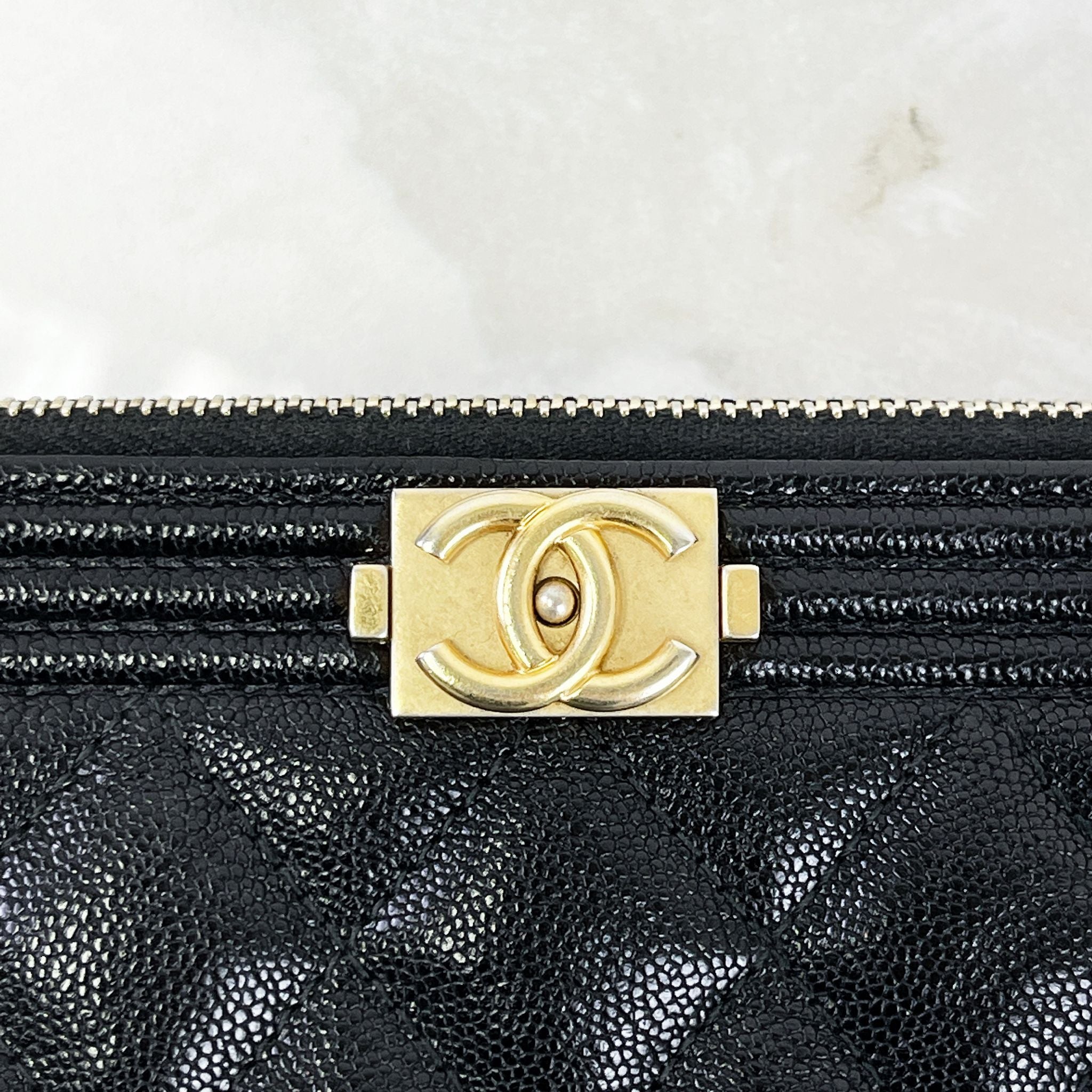 Chanel LeBoy Clutch on Chain