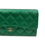 Load image into Gallery viewer, Chanel Wallet 18S Emerald Green
