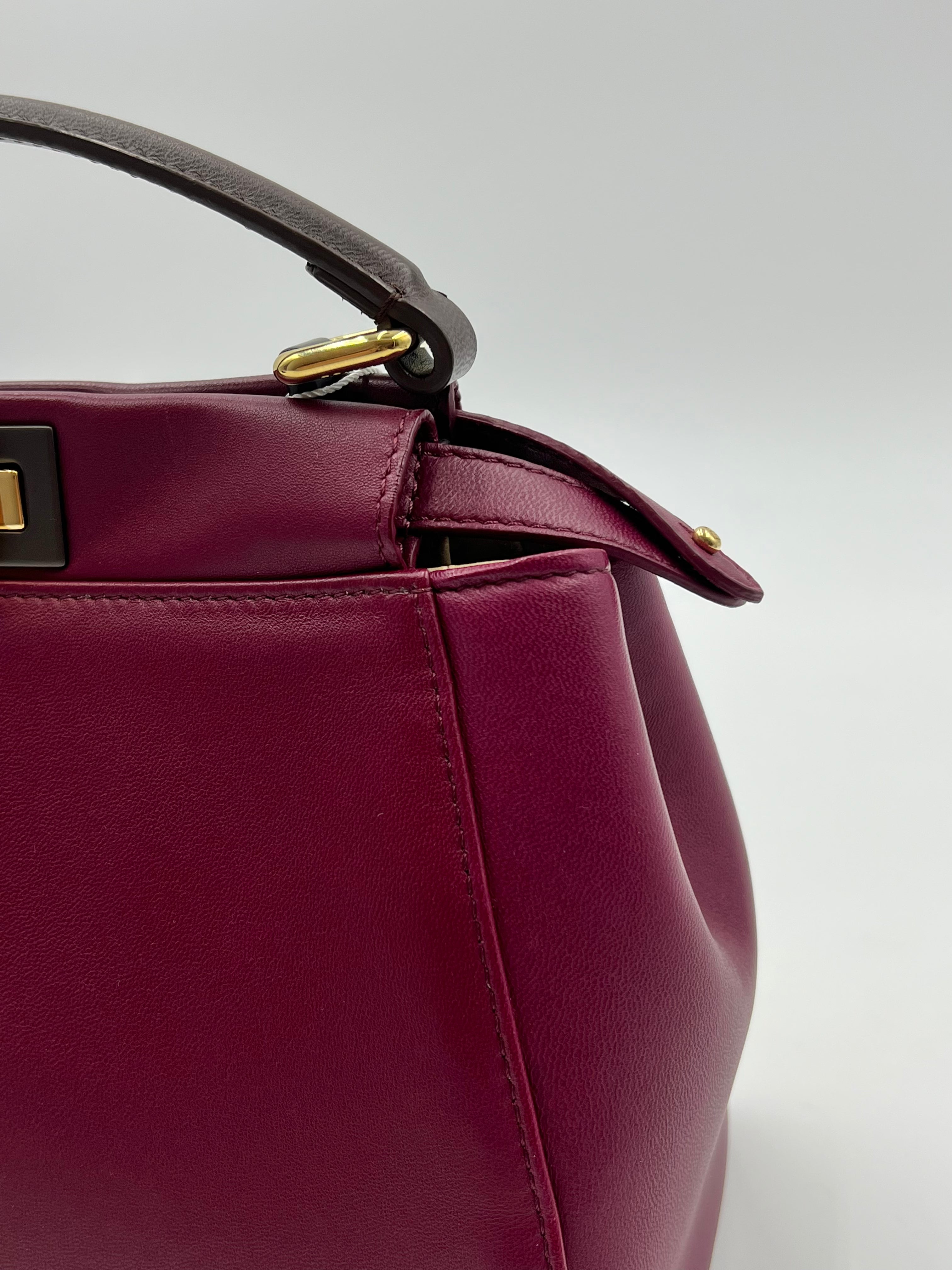 Fendi Peekaboo Mini Luxurious Compact LeidiDonna Luxe Inc LeidiDonna Luxe Inc