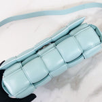 Load image into Gallery viewer, Bottega Veneta Padded Casette Sky Blue Supple Lambskin, Silver-tone Hardware
