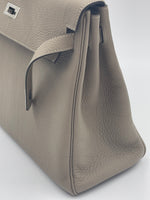 Load image into Gallery viewer, Hermes Kelly 32 Retourne Gris Tortourelle Togo Palladium Hardware
