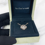Load image into Gallery viewer, Van Cleef and Arpels Vintage Alhambra 1 Motif Holiday Pendant and Necklace - VCA
