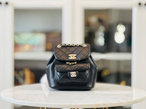 Chanel inspired backpack hot sale