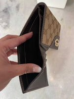 Load image into Gallery viewer, Gucci trifold compact wallet
