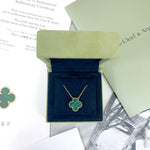 Load image into Gallery viewer, Van Cleef and Arpels Vintage Alhambra 1 Motif Pendant and Necklace - VCA
