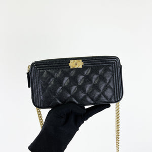 Chanel LeBoy Clutch on Chain