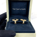 Load image into Gallery viewer, Van Cleef and Arpels Vintage Alhambra 1 Motif Earrings - Vca
