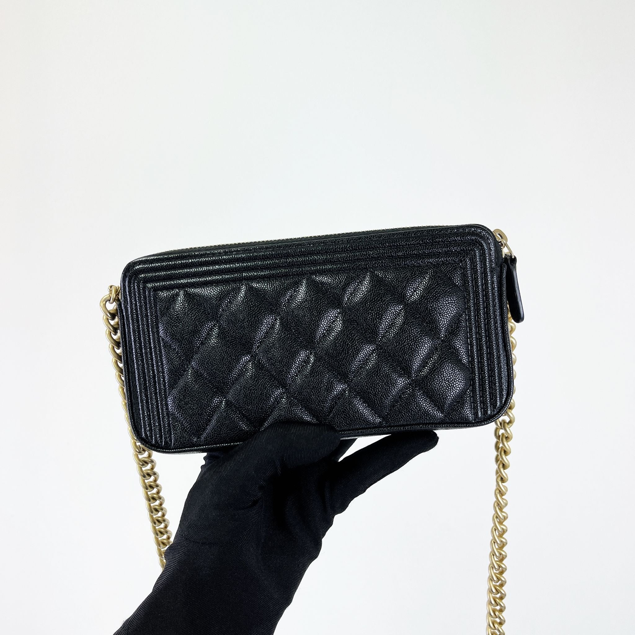 Chanel LeBoy Clutch on Chain