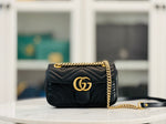 将图片加载到图库查看器，GUCCI MARMONT 马特拉斯迷你翻盖包
