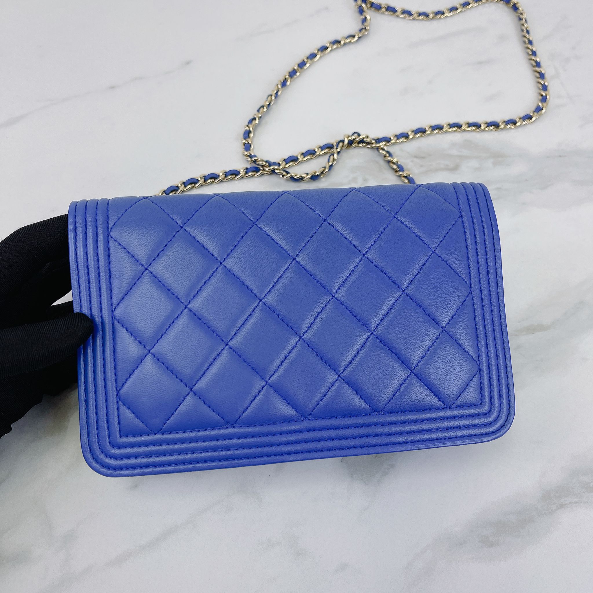 Chanel LeBoy Wallet on Chain