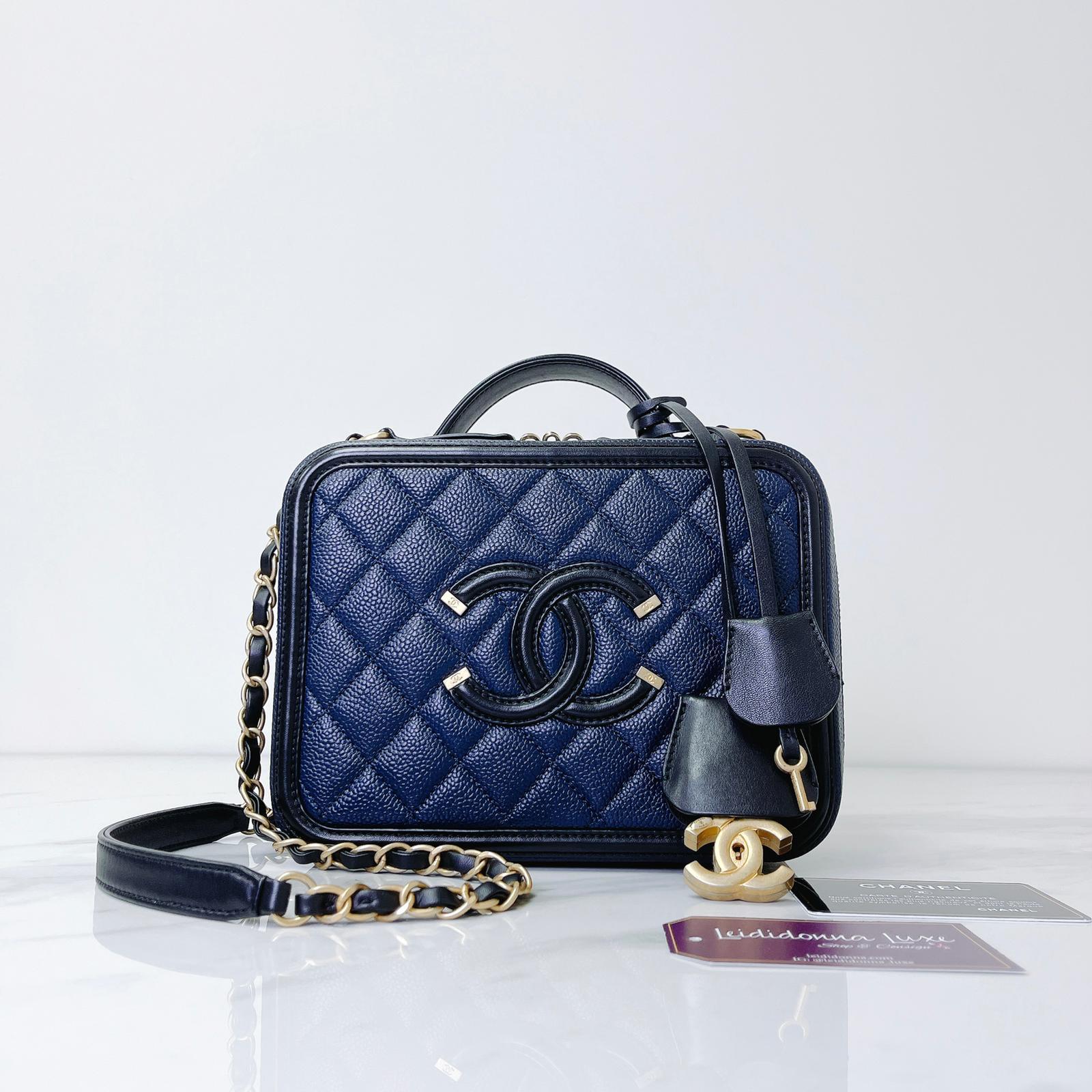 Chanel Vanity Case Filigree Medium