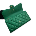 Charger l&#39;image dans la galerie, Chanel Wallet 18S Emerald Green
