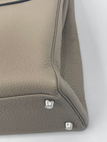 Load image into Gallery viewer, Hermes Kelly 32 Retourne Gris Tortourelle Togo Palladium Hardware
