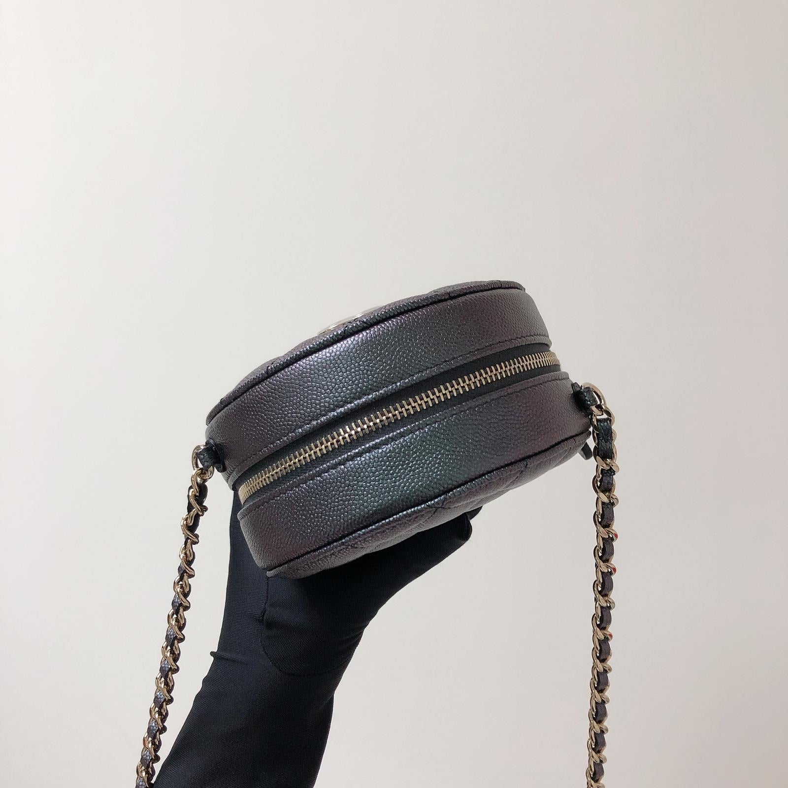 CHANEL Round Clutch with Chain