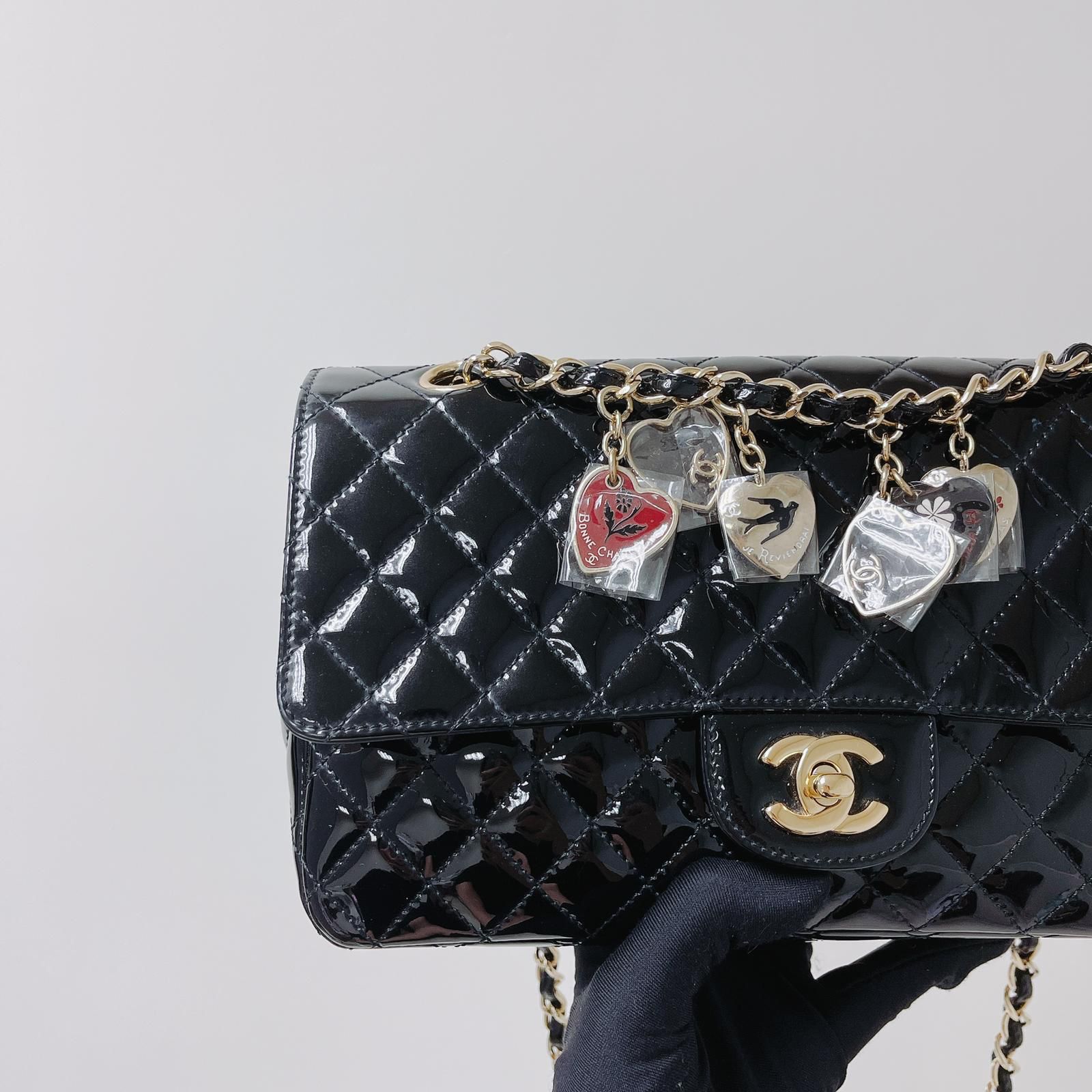 Chanel Valentine Charms Medium Flap